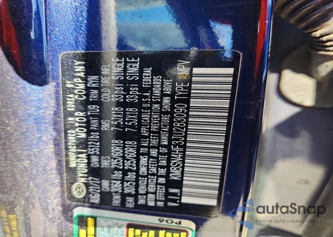 2018 Hyundai Santa Fe Se from USA, damaged, VIN KM8SN4HF3JU283090